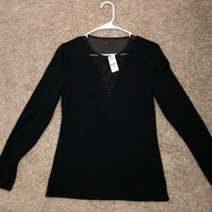 Express black long sleeve shirt